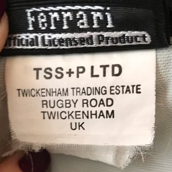 Mens Ferrari Original Lightweight Hooded Jacket, black, XL - Picture 12 of 14